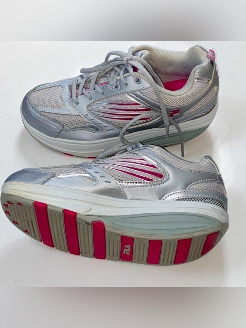 Fila FIT WAIKING HIGH UP WOMAN TENNIS SHOES SIZE 7.5